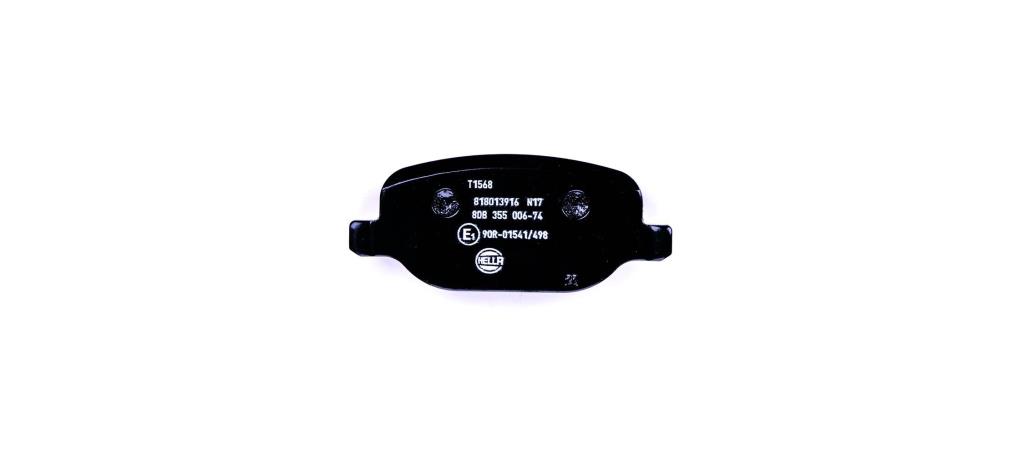 Jeu de 4 plaquettes de frein HELLA ref. 8DB 355 006-741