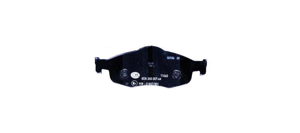 Jeu de 4 plaquettes de frein HELLA ref. 8DB 355 007-641