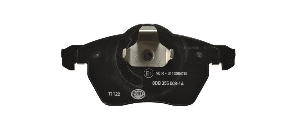 Jeu de 4 plaquettes de frein HELLA ref. 8DB 355 008-141