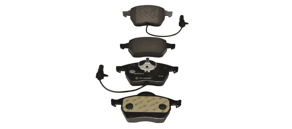 Jeu de 4 plaquettes de frein HELLA ref. 8DB 355 008-411