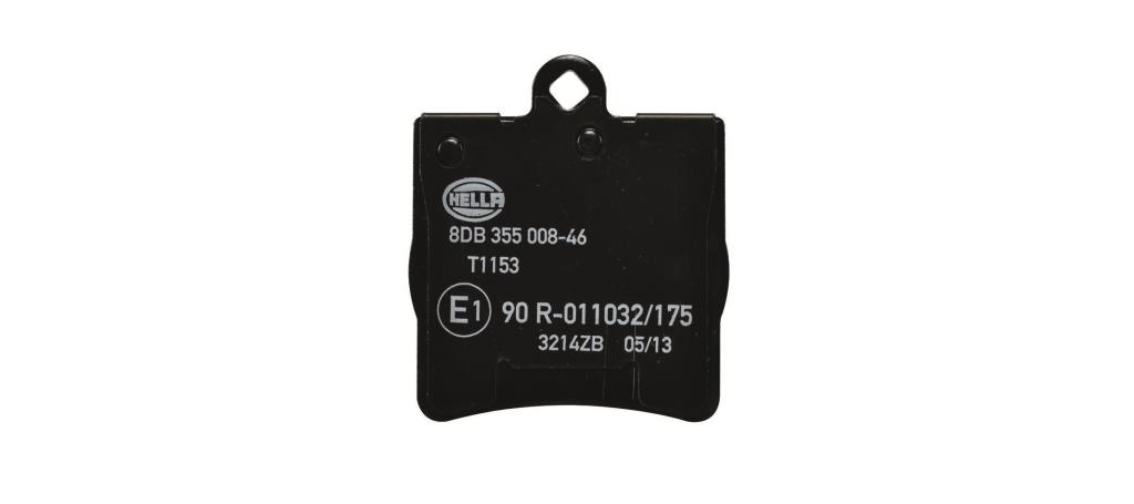 Jeu de 4 plaquettes de frein HELLA ref. 8DB 355 008-461