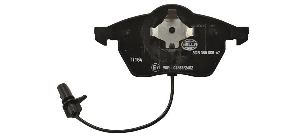 Jeu de 4 plaquettes de frein HELLA ref. 8DB 355 008-471