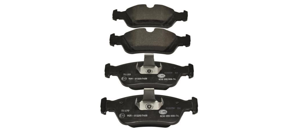 Jeu de 4 plaquettes de frein HELLA ref. 8DB 355 008-741