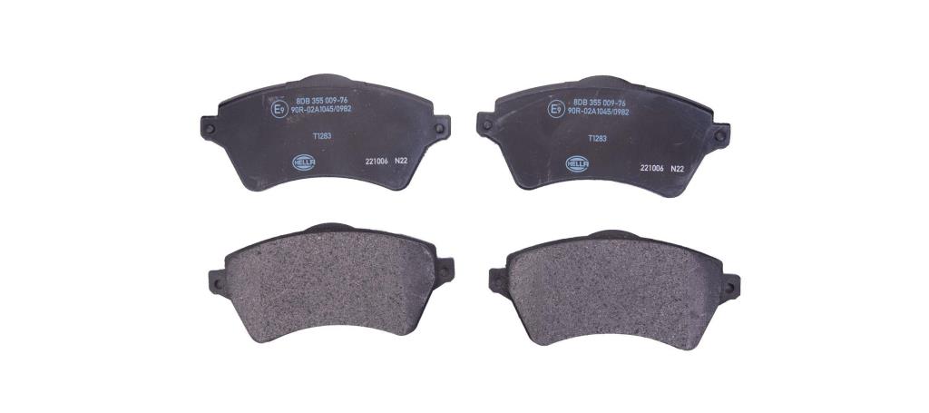 Jeu de 4 plaquettes de frein HELLA ref. 8DB 355 009-761
