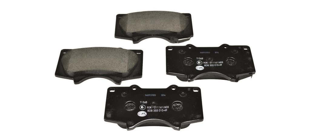 Jeu de 4 plaquettes de frein HELLA ref. 8DB 355 010-491