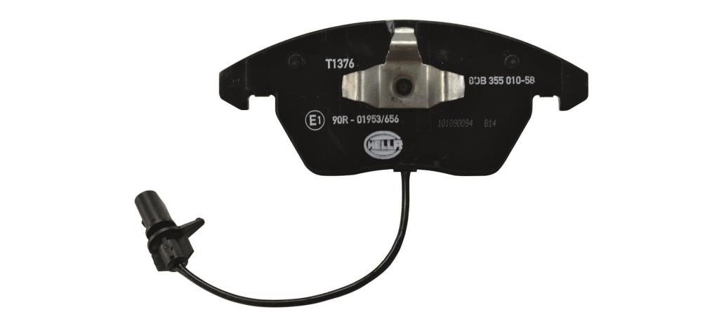 Jeu de 4 plaquettes de frein HELLA ref. 8DB 355 010-581