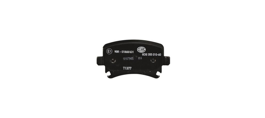 Jeu de 4 plaquettes de frein HELLA ref. 8DB 355 010-601
