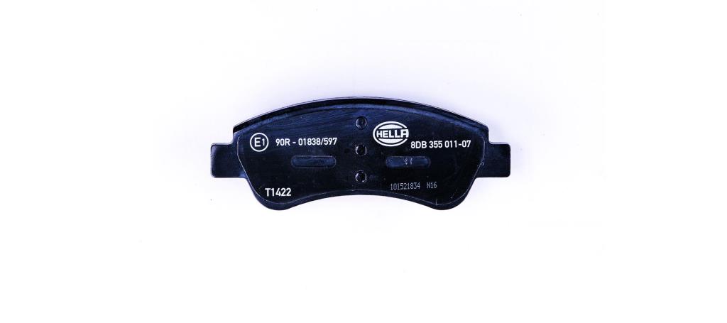 Jeu de 4 plaquettes de frein HELLA ref. 8DB 355 011-071