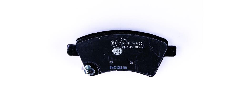 Jeu de 4 plaquettes de frein HELLA ref. 8DB 355 012-511