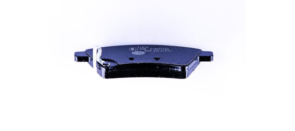 Jeu de 4 plaquettes de frein HELLA ref. 8DB 355 012-511
