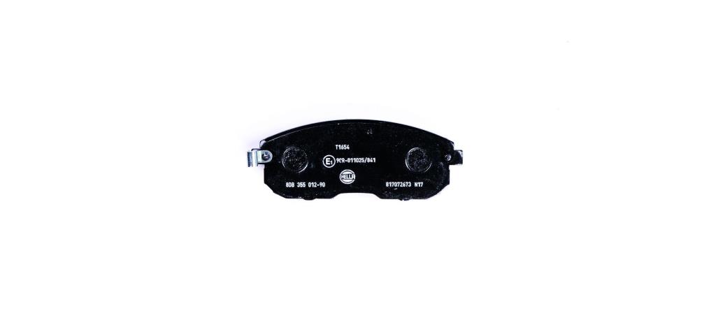 Jeu de 4 plaquettes de frein HELLA 8DB 355 012-901