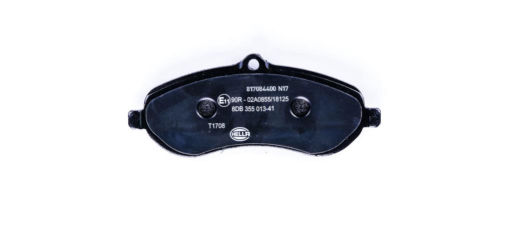 Jeu de 4 plaquettes de frein HELLA ref. 8DB 355 013-411