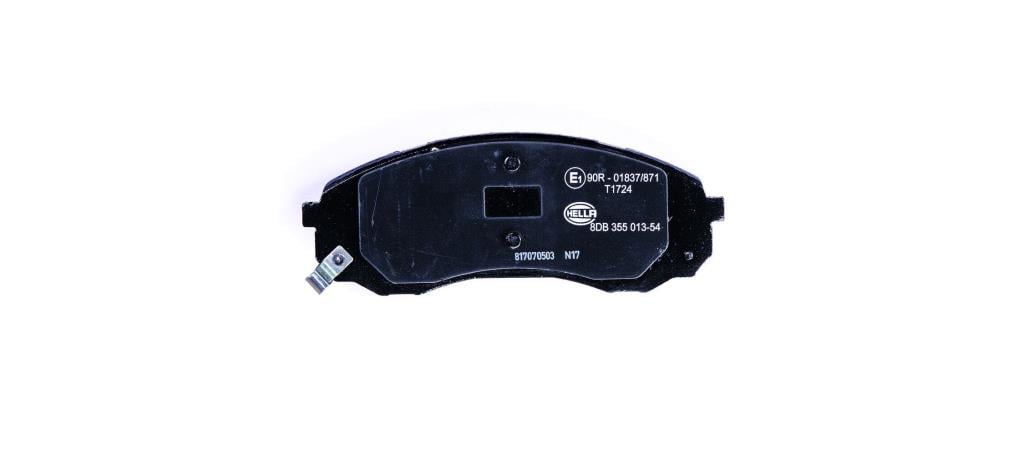 Jeu de 4 plaquettes de frein HELLA ref. 8DB 355 013-541