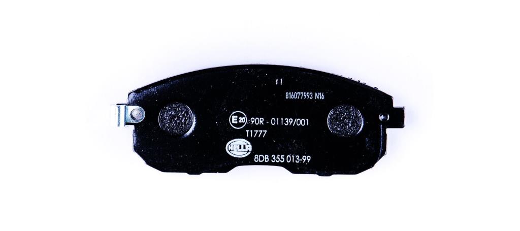 Jeu de 4 plaquettes de frein HELLA ref. 8DB 355 013-991