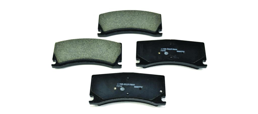 Jeu de 4 plaquettes de frein HELLA ref. 8DB 355 014-101