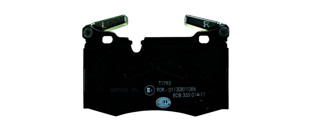 Jeu de 4 plaquettes de frein HELLA ref. 8DB 355 014-111