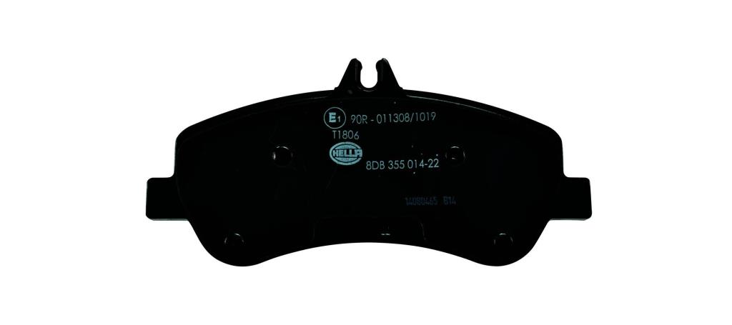 Jeu de 4 plaquettes de frein HELLA ref. 8DB 355 014-221