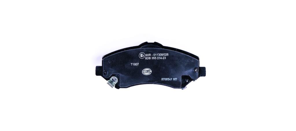 Jeu de 4 plaquettes de frein HELLA ref. 8DB 355 014-231