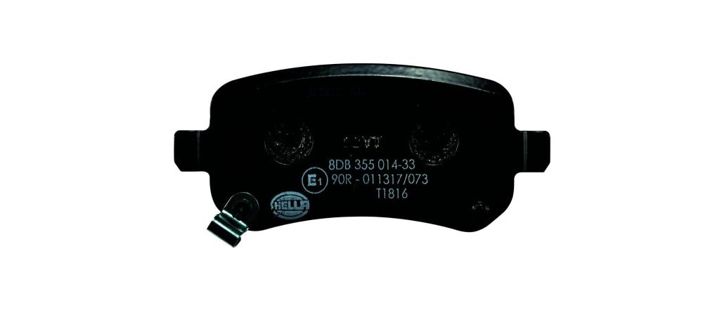 Jeu de 4 plaquettes de frein HELLA ref. 8DB 355 014-331