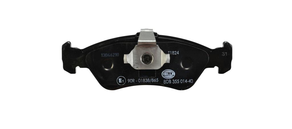 Jeu de 4 plaquettes de frein HELLA ref. 8DB 355 014-401