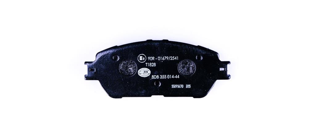 Jeu de 4 plaquettes de frein HELLA ref. 8DB 355 014-441