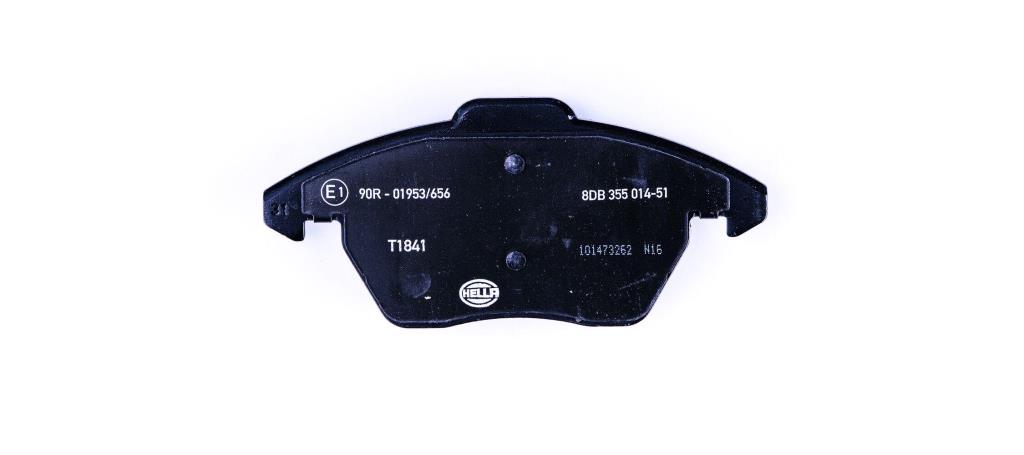 Jeu de 4 plaquettes de frein HELLA ref. 8DB 355 014-511