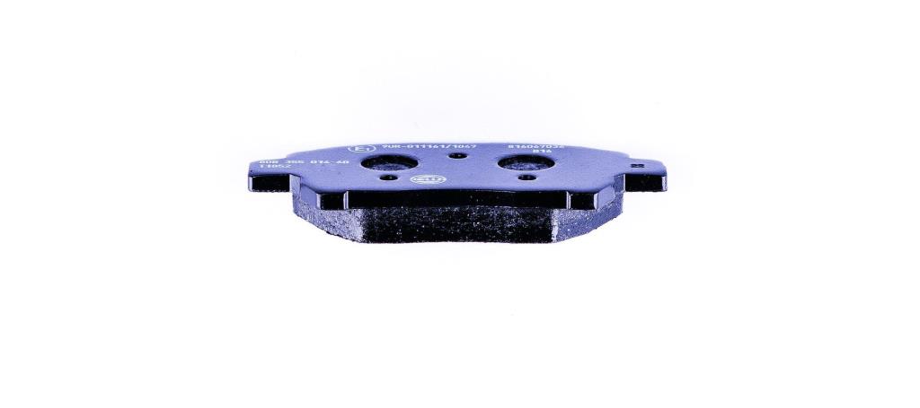 Jeu de 4 plaquettes de frein HELLA ref. 8DB 355 014-601
