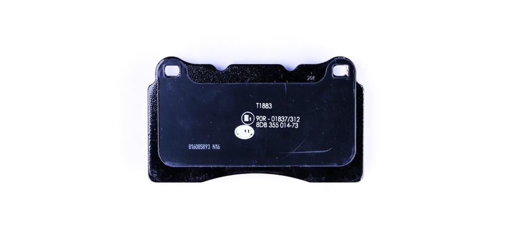 Jeu de 4 plaquettes de frein HELLA ref. 8DB 355 014-731