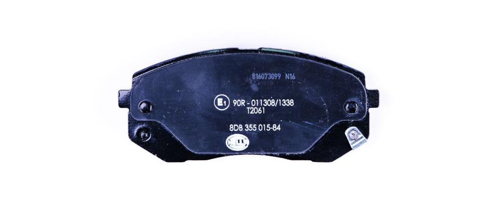 Jeu de 4 plaquettes de frein HELLA ref. 8DB 355 015-841