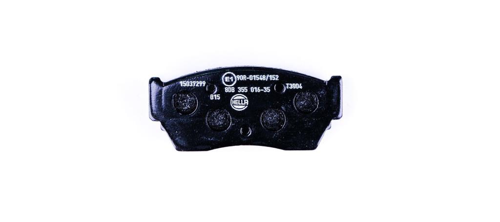 Jeu de 4 plaquettes de frein HELLA ref. 8DB 355 016-351