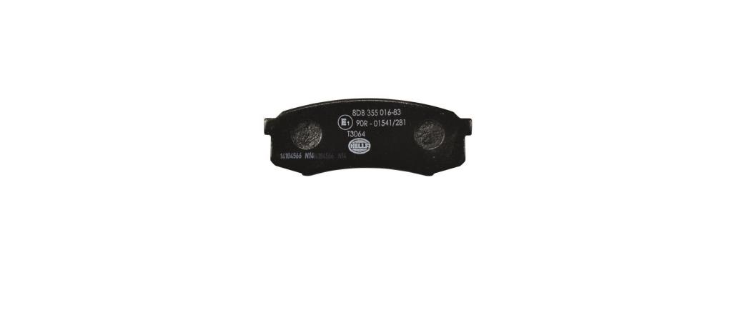 Jeu de 4 plaquettes de frein HELLA ref. 8DB 355 016-831