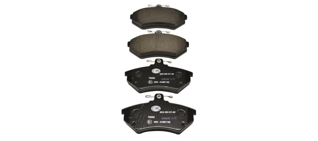 Jeu de 4 plaquettes de frein HELLA 8DB 355 017-891