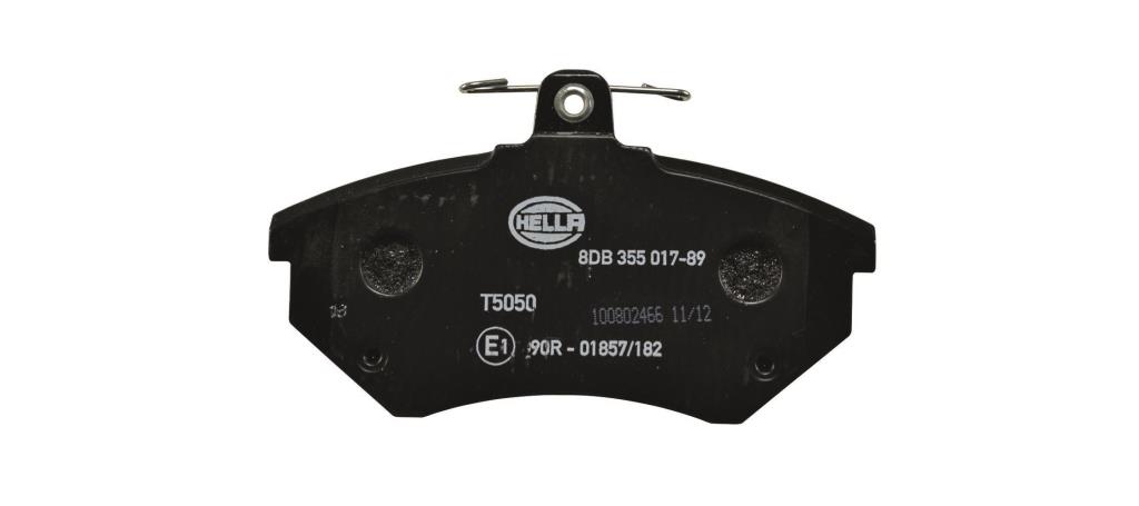 Jeu de 4 plaquettes de frein HELLA 8DB 355 017-891