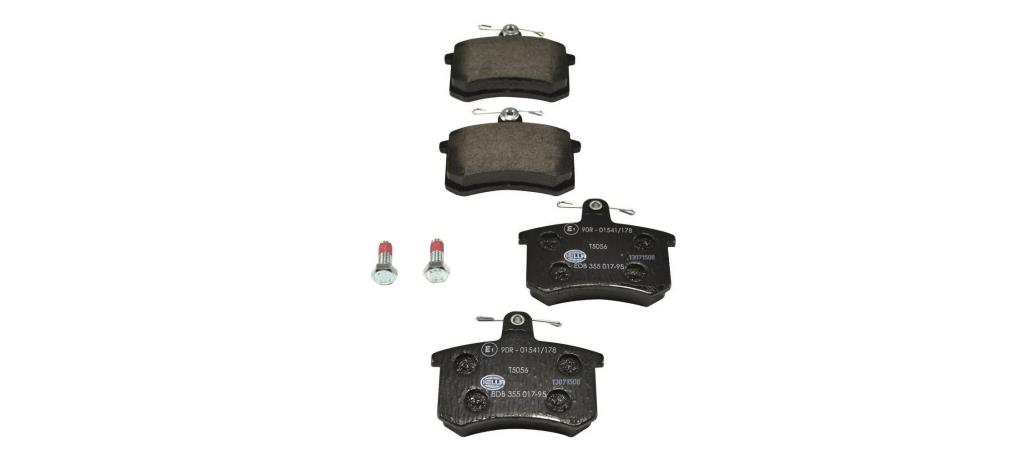 Jeu de 4 plaquettes de frein HELLA ref. 8DB 355 017-951
