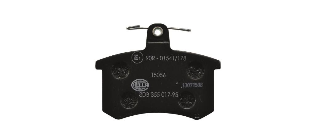 Jeu de 4 plaquettes de frein HELLA ref. 8DB 355 017-951