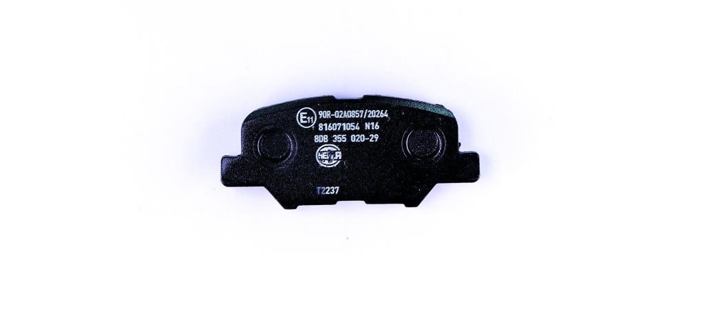Jeu de 4 plaquettes de frein HELLA ref. 8DB 355 020-291