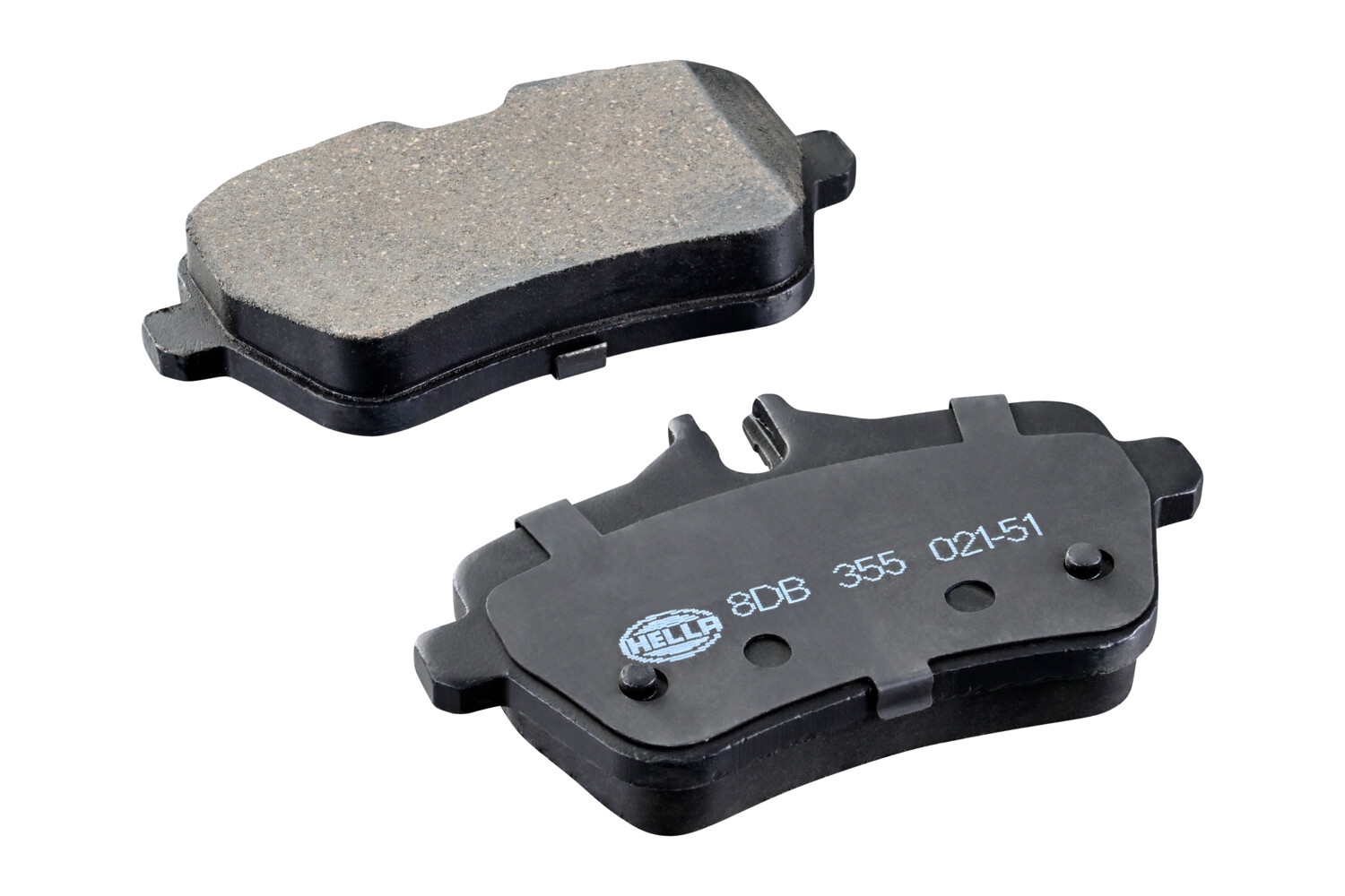 Jeu de 4 plaquettes de frein HELLA ref. 8DB 355 021-511