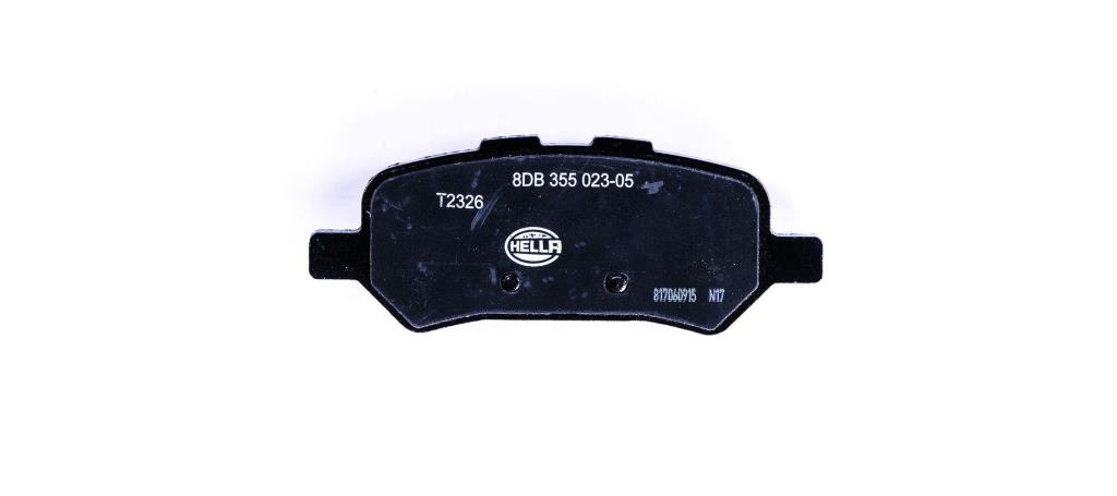 Jeu de 4 plaquettes de frein HELLA ref. 8DB 355 023-051