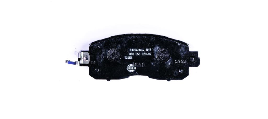 Jeu de 4 plaquettes de frein HELLA ref. 8DB 355 023-321