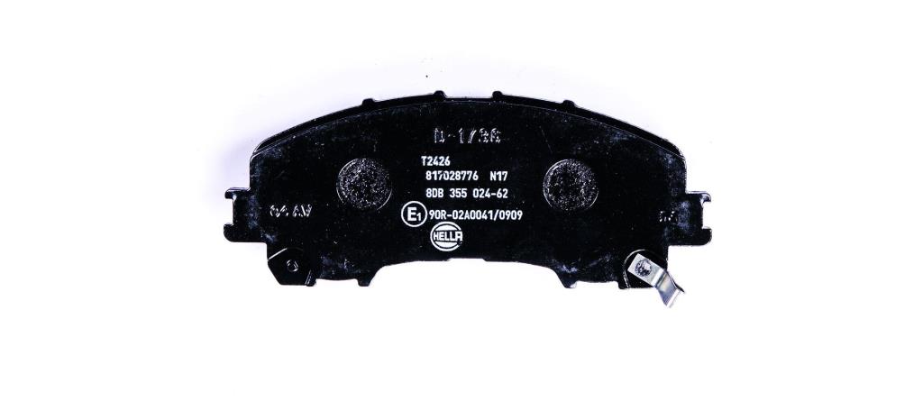 Jeu de 4 plaquettes de frein HELLA ref. 8DB 355 024-621