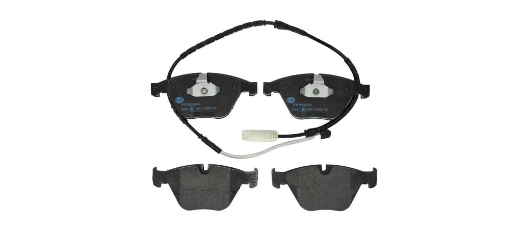 Jeu de 4 plaquettes de frein HELLA ref. 8DB 355 039-241