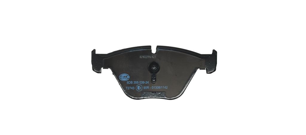 Jeu de 4 plaquettes de frein HELLA ref. 8DB 355 039-241