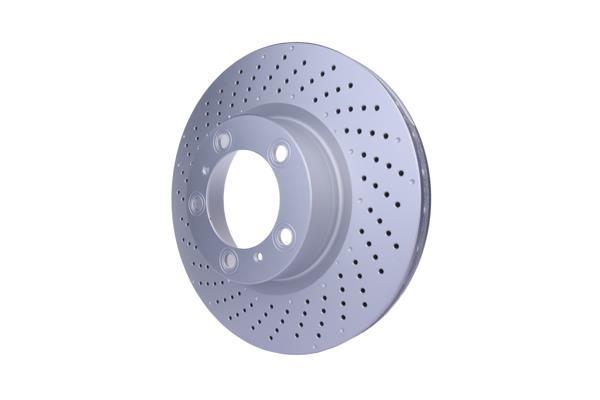 Disque de frein avant gauche HELLA ref. 8DD 355 125-021