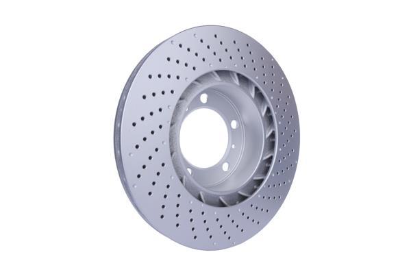 Disque de frein avant gauche HELLA ref. 8DD 355 125-021