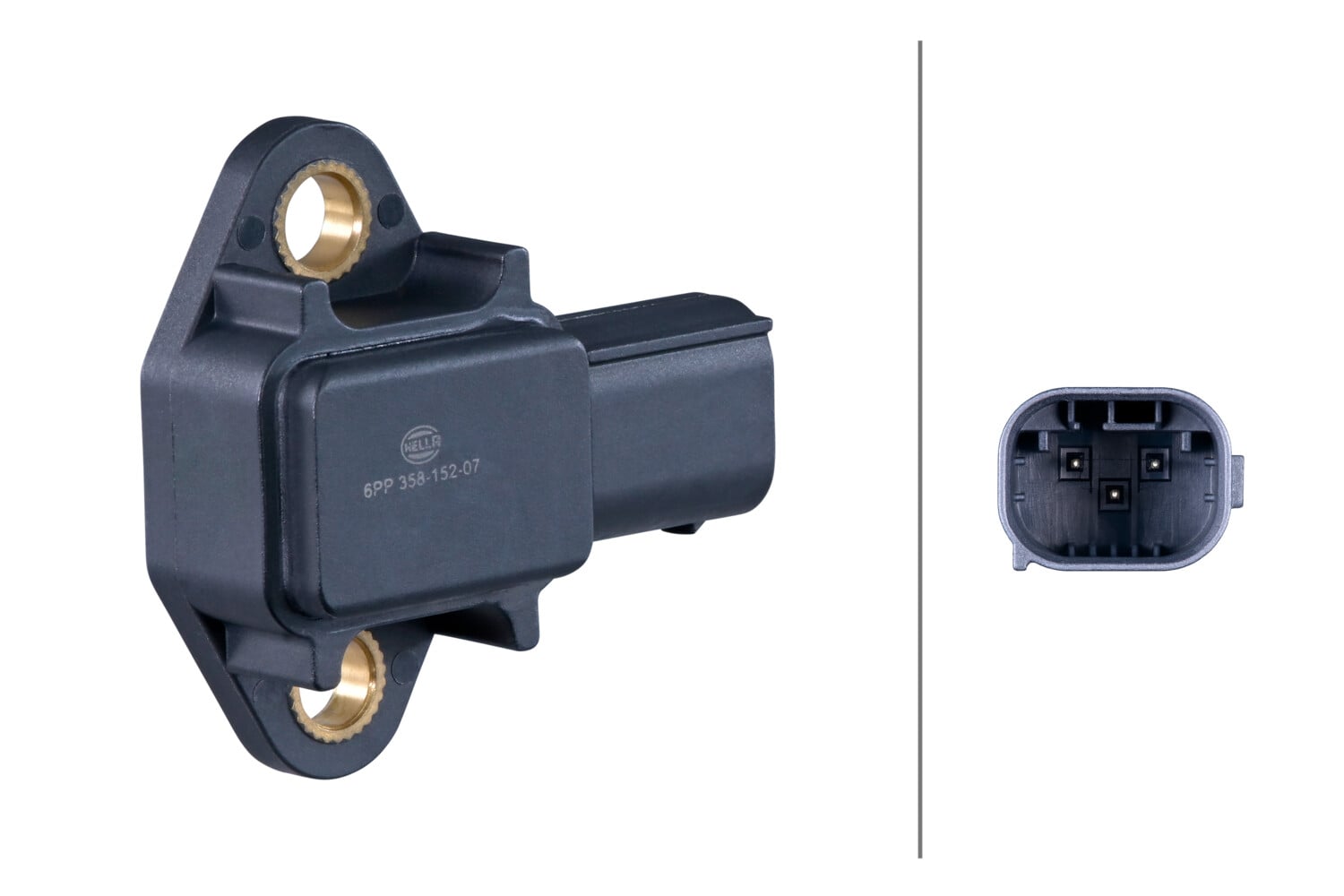 Capteur, pression de suralimentation HELLA ref. 6PP 358 152-071