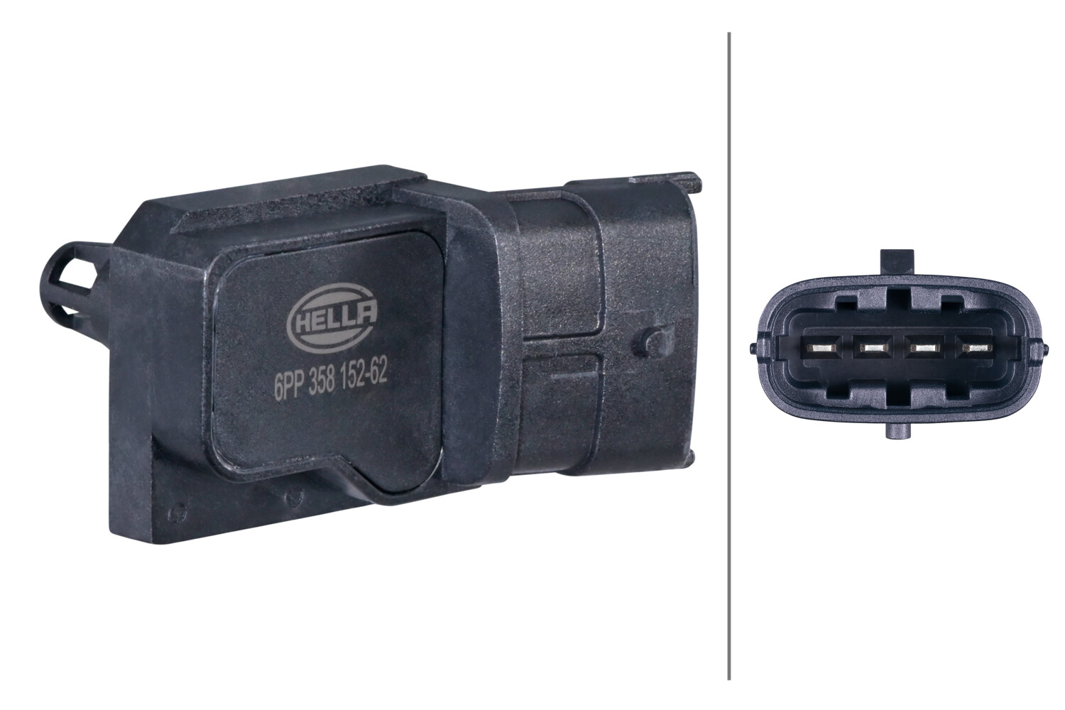 Capteur, pression de suralimentation HELLA ref. 6PP 358 152-621