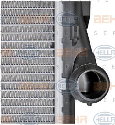 Radiateur moteur (Radiateur de refroidissement) HELLA ref. 8MK 376 716-241