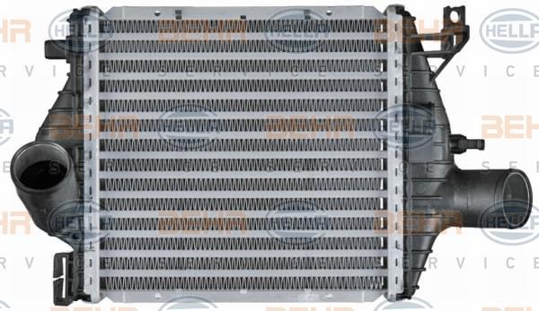 Intercooler, échangeur (Refroidisseur d'air) HELLA ref. 8ML 376 724-121