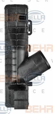Intercooler, échangeur (Refroidisseur d'air) HELLA ref. 8ML 376 724-121