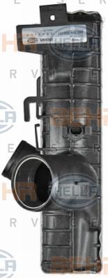 Intercooler, échangeur (Refroidisseur d'air) HELLA ref. 8ML 376 724-121